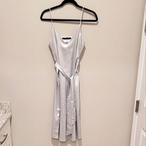 Zara Metallic slip dress size XS